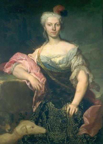 Jacopo Amigoni Bildnis einer Dame als Diana Sweden oil painting art